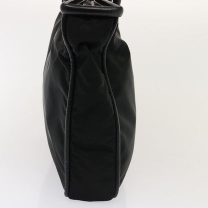 Luxury CELINE Shoulder Bag Nylon Black 76411