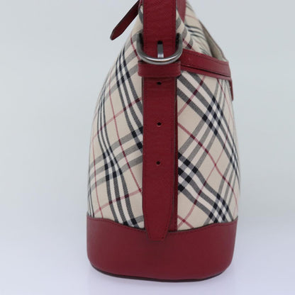 Burberry Nova Auth Canvas Red Shoulder Bag
