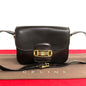 CELINE Shoulder Bag leather Brown Horsebit Women