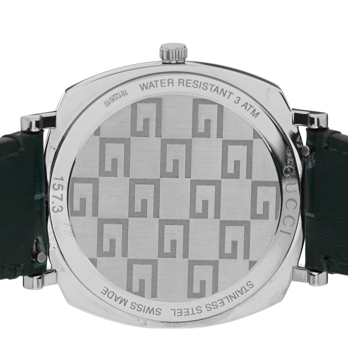 Stainless Steel Alligator 38mm Grip Quartz Watch Green