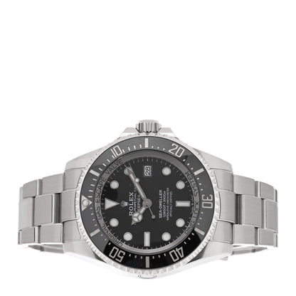 Stainless Steel 44mm Oyster Perpetual Date Sea-Dweller Deepsea Watch Intense Black 136660