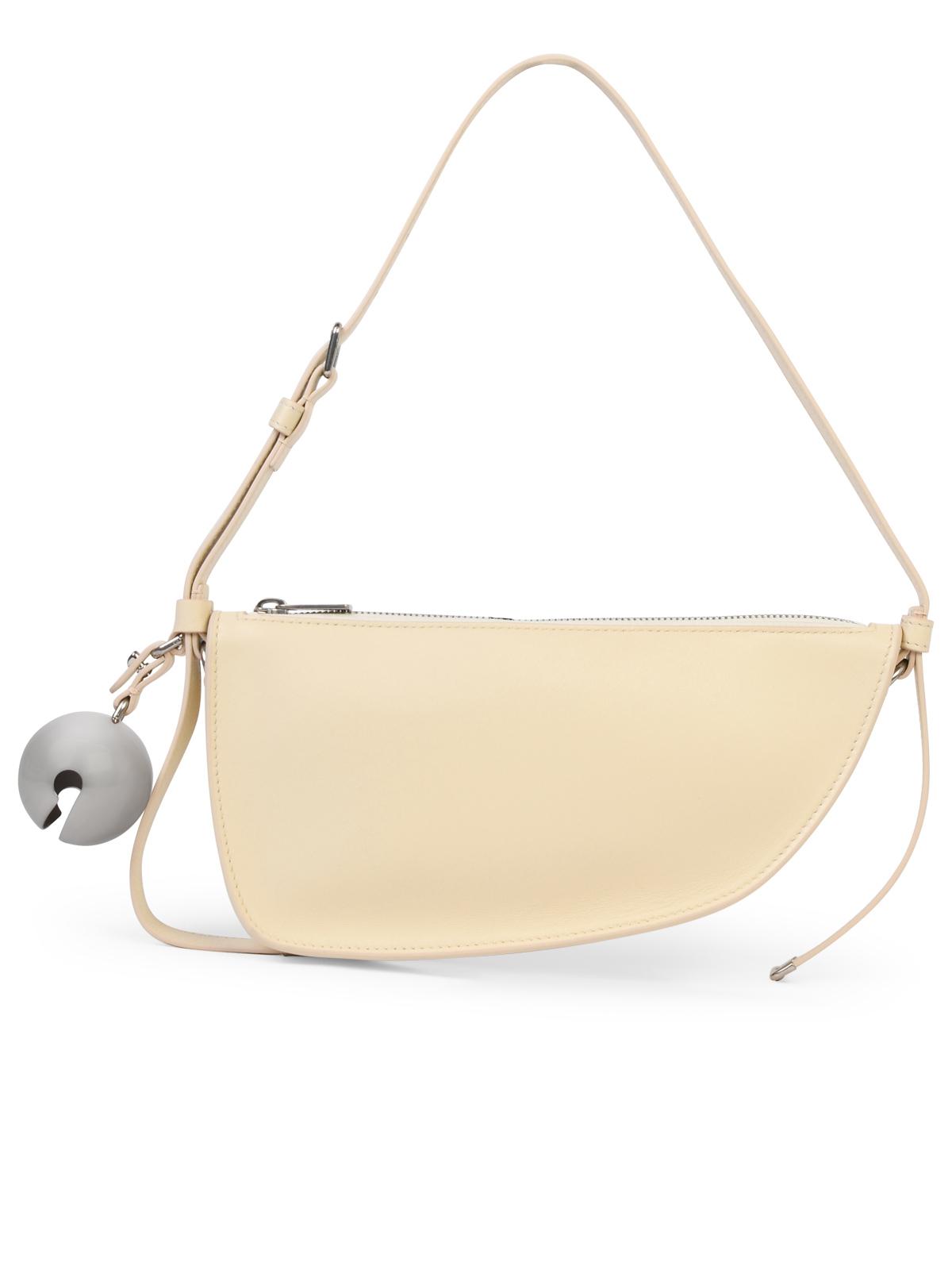 Burberry Ivory Woman Leather Shoulder Bag