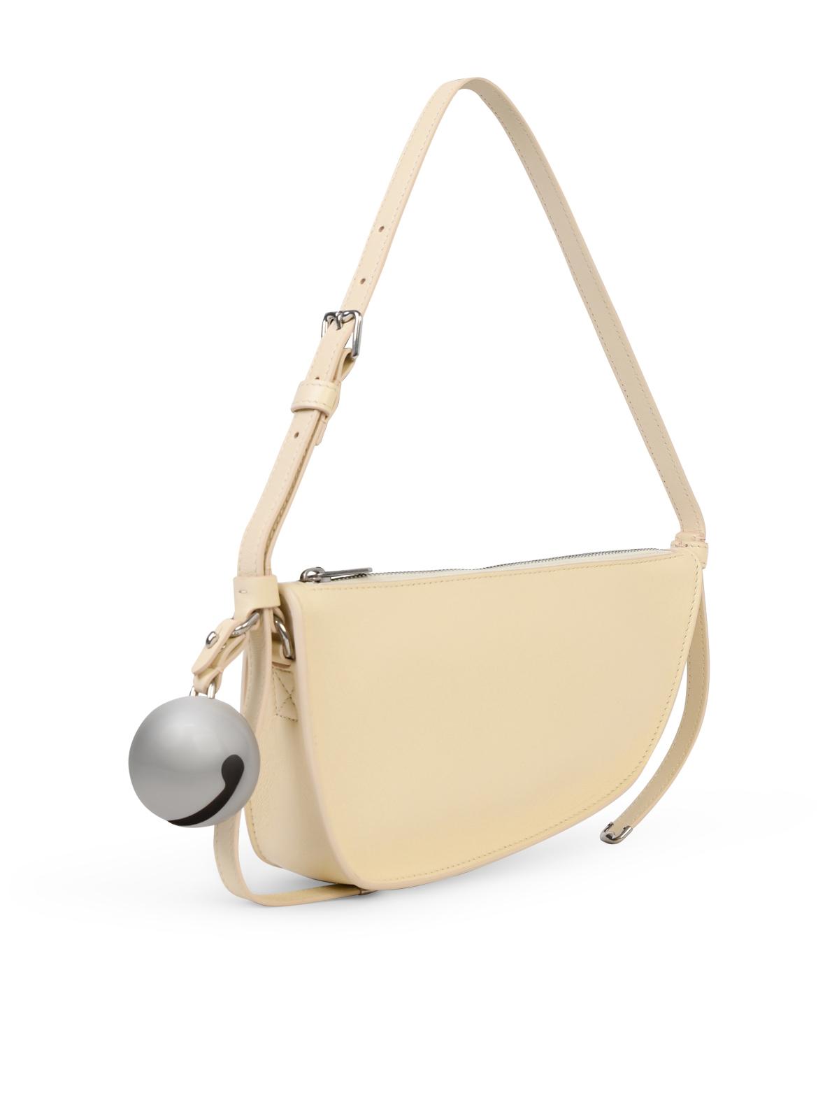 Burberry Ivory Woman Leather Shoulder Bag