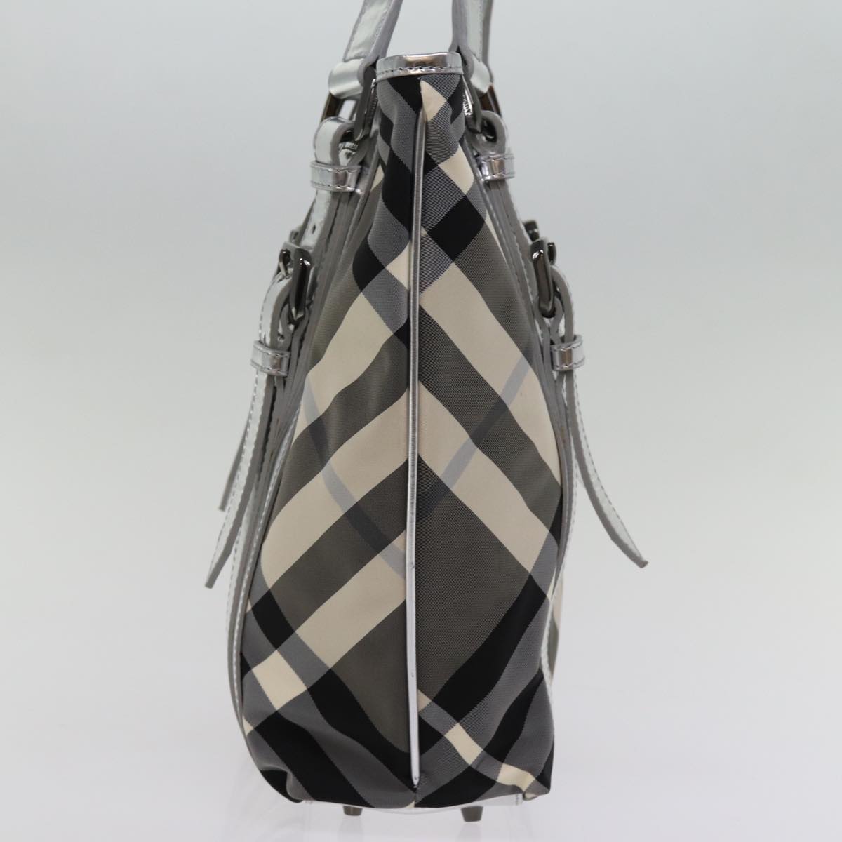 Burberry Nova Auth Nylon Gray Tote Bag