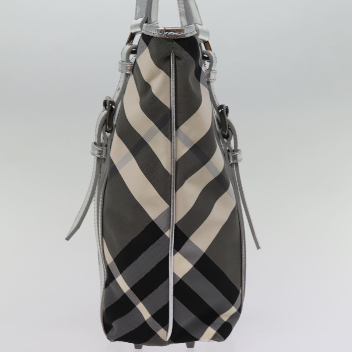 Burberry Nova Auth Nylon Gray Tote Bag