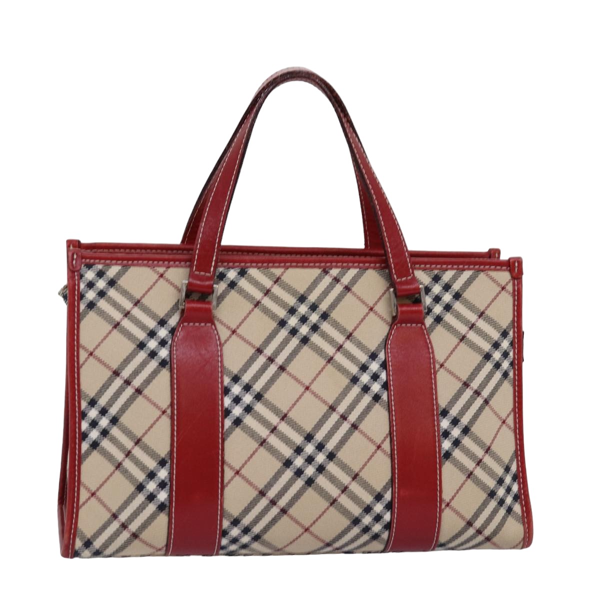 Burberry Nova Label Canvas Beige Handbag Style 6