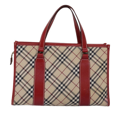 Burberry Nova Label Canvas Beige Handbag Style 6