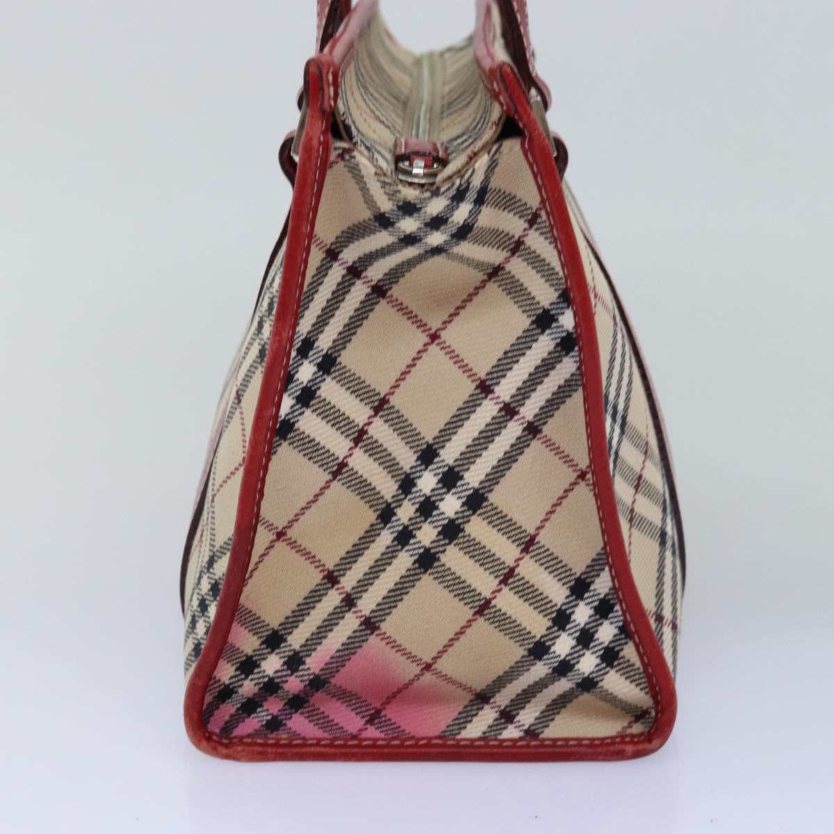 Burberry Nova Label Canvas Beige Handbag Style 6