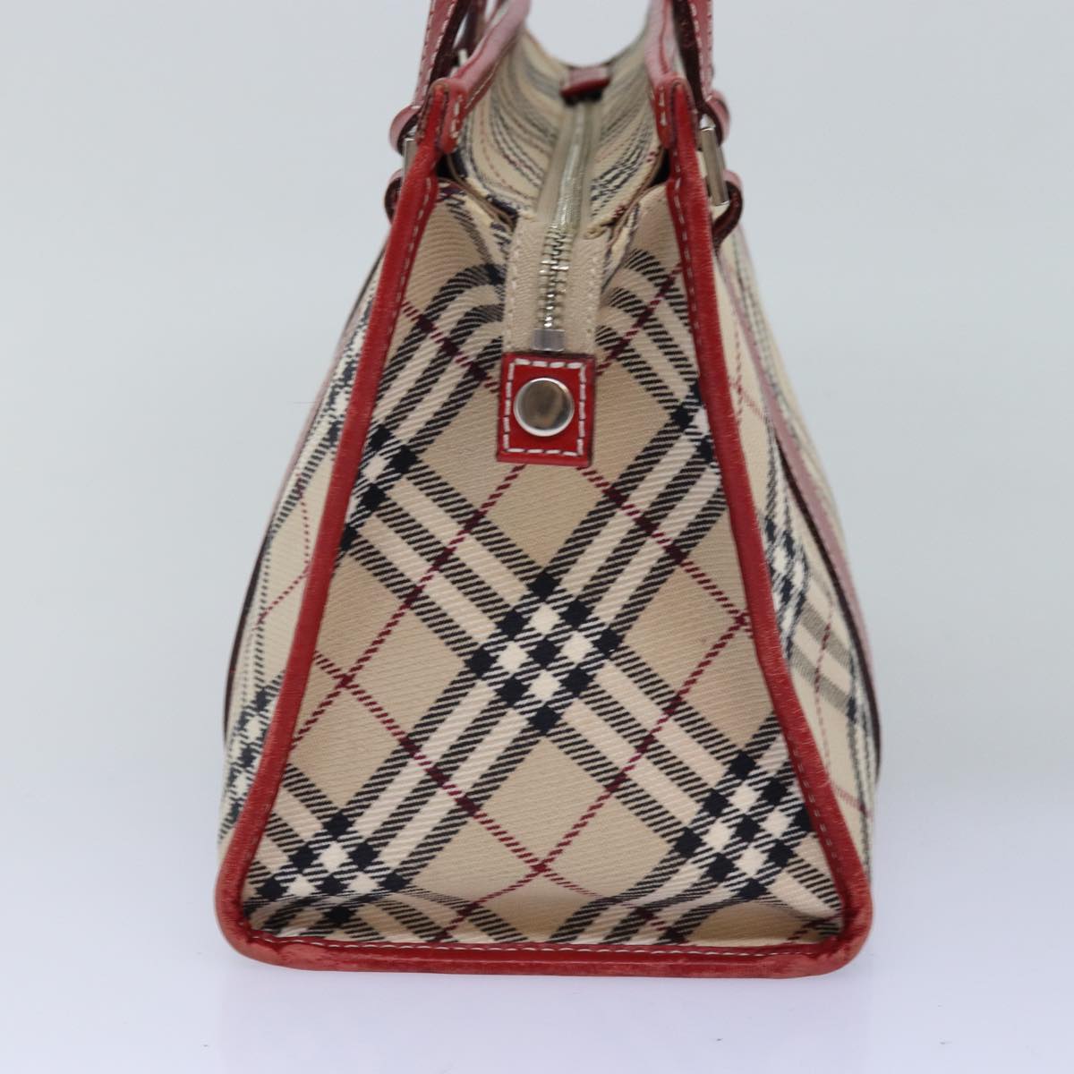 Burberry Nova Label Canvas Beige Handbag Style 6