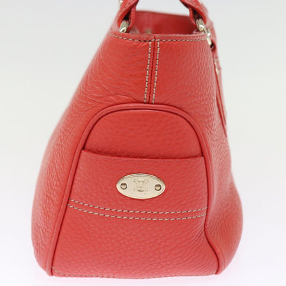 Luxury CELINE Hand Bag Leather Red 77382
