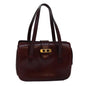 Luxury CELINE Hand Bag Leather Red 77466