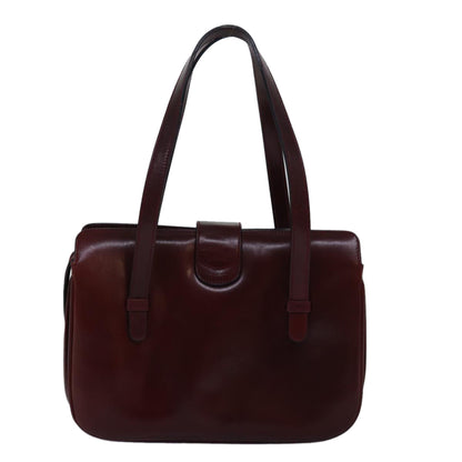 Luxury CELINE Hand Bag Leather Red 77466