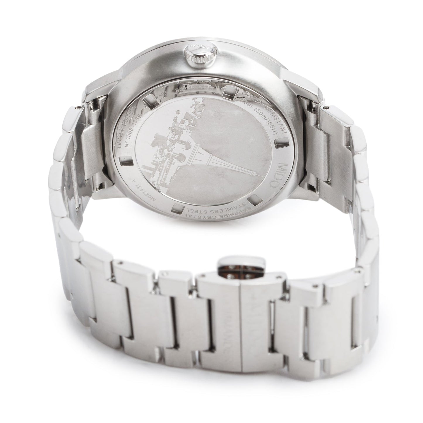 Mido 2026 Limited Edition Stainless Steel Commander Chronometer 40 MM Day Date Automatic Watch Grey Dial w/ Box & Papers