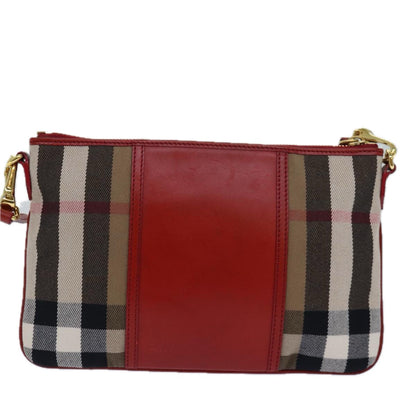 Burberry Nova Auth Leather Beige Shoulder Bag