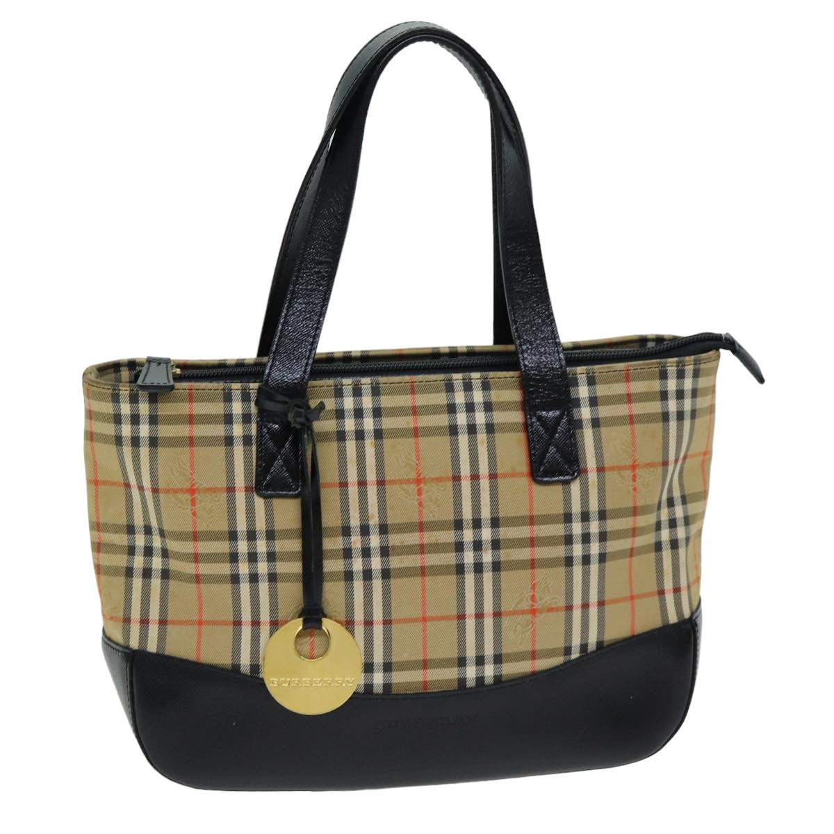 Burberry Nova Auth Canvas Black Handbag Style 3