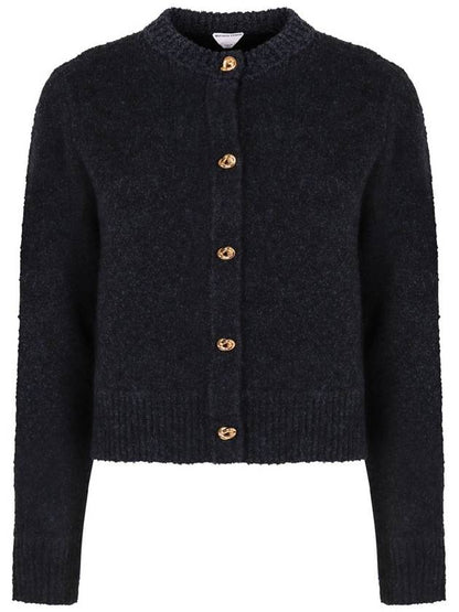 Luxury Bottega Veneta Luxury Bottega Veneta Cardigan In Bouclé Wool