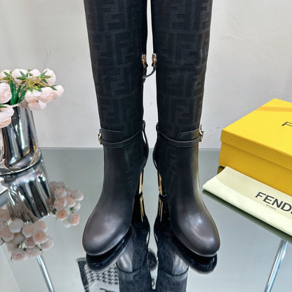 Fendi Delfina Knee High Boots