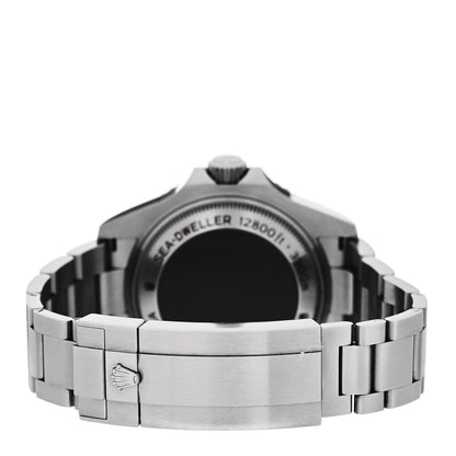 Stainless Steel 44mm Oyster Perpetual Date Sea-Dweller Deepsea Watch Black 126660