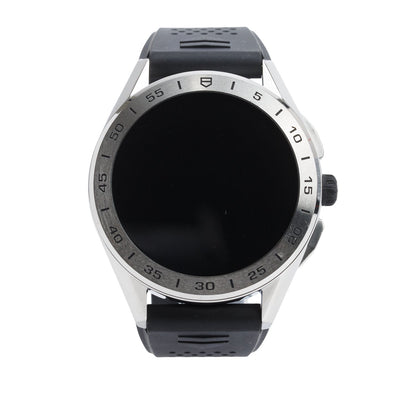 Tag Heuer Stainless Steel Connected 45 MM Digital Watch SBG8A w/ Box, Extra Straps & Charger