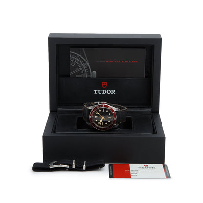 Tudor 2026 Stainless Steel Black Bay Heritage 41 MM Automatic Watch 79220R w/ Box, Papers & Extra Strap