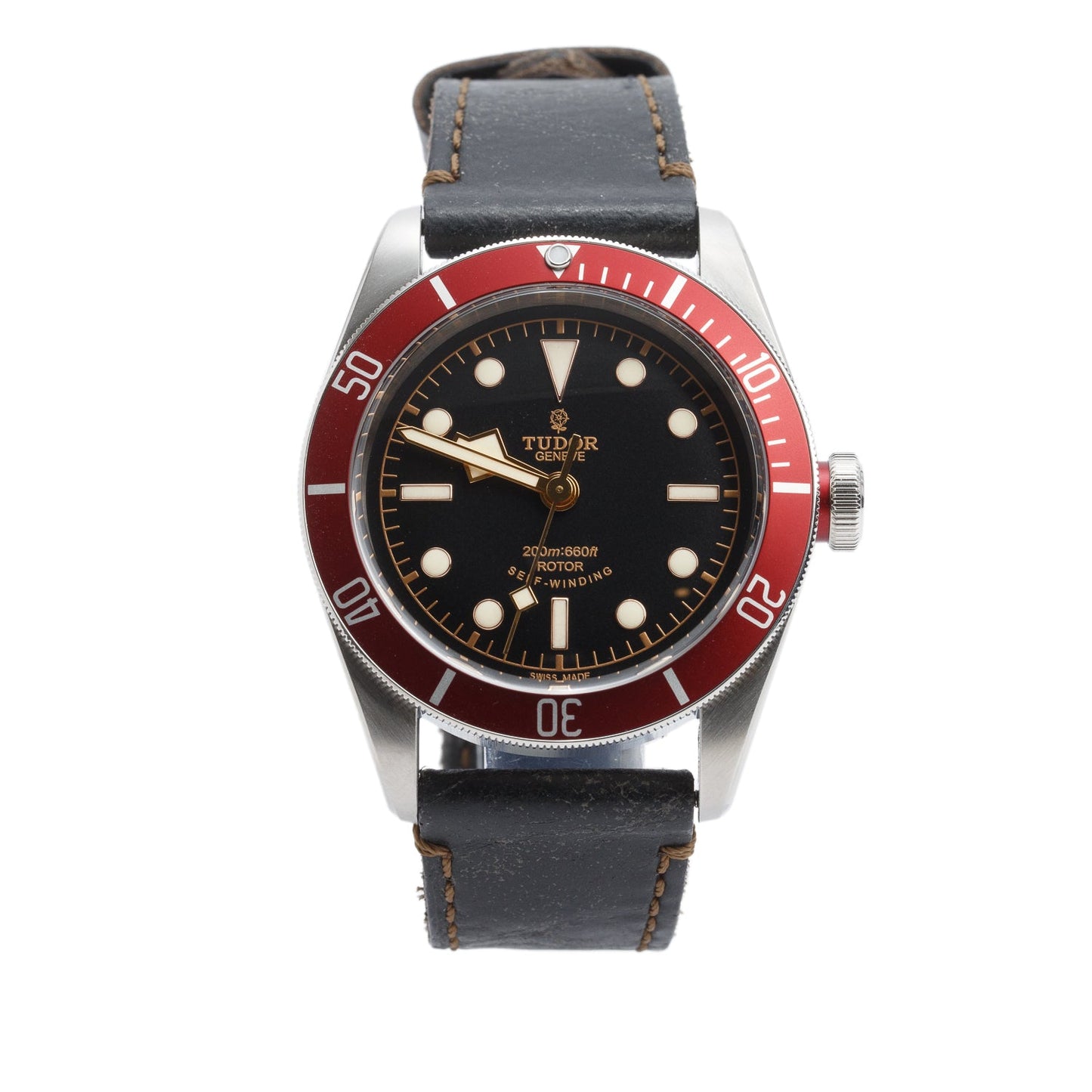 Tudor 2026 Stainless Steel Black Bay Heritage 41 MM Automatic Watch 79220R w/ Box, Papers & Extra Strap