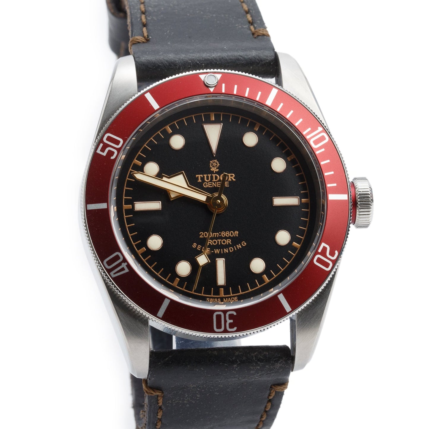Tudor 2026 Stainless Steel Black Bay Heritage 41 MM Automatic Watch 79220R w/ Box, Papers & Extra Strap
