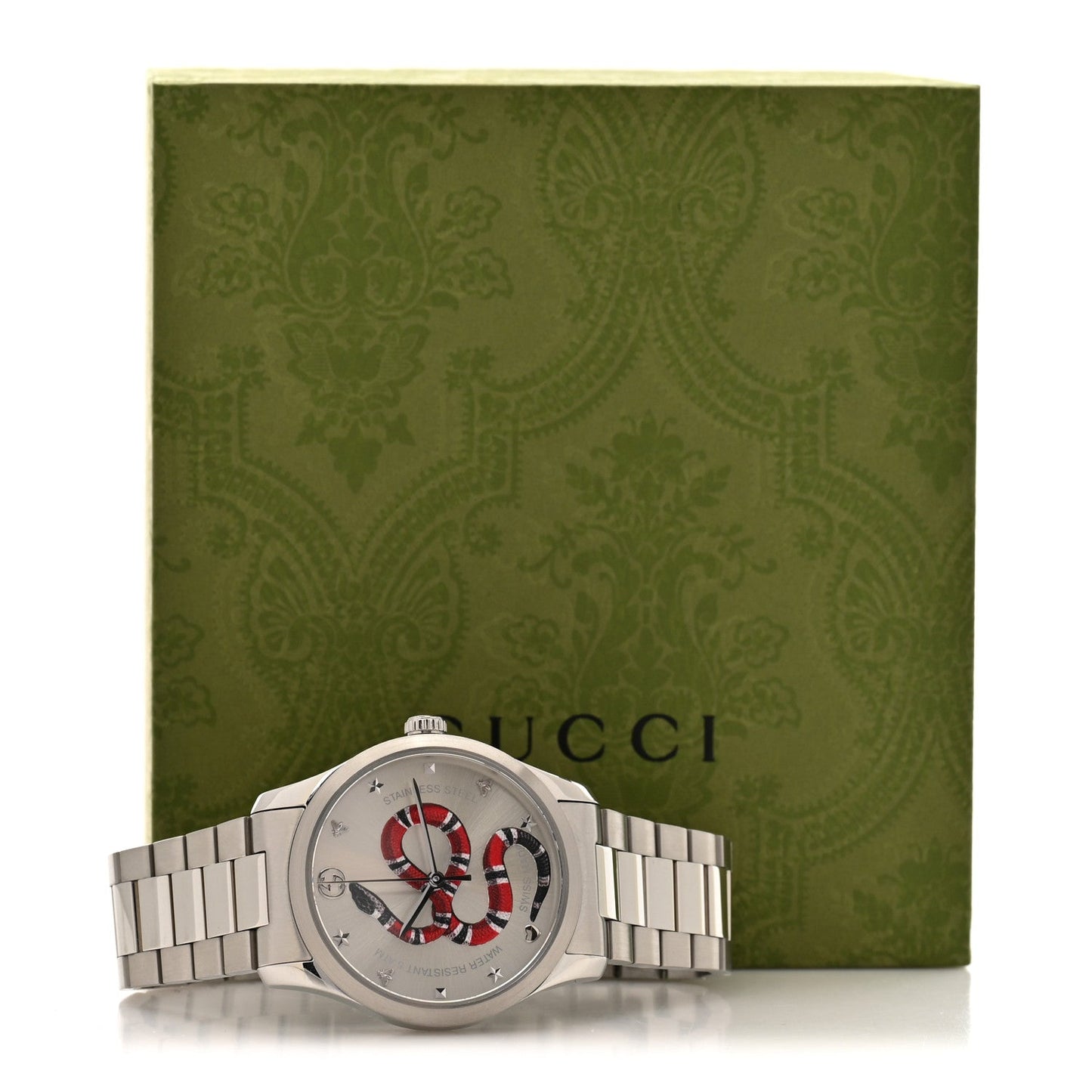 Stainless Steel 38mm G-Timeless Snake Quartz Watch