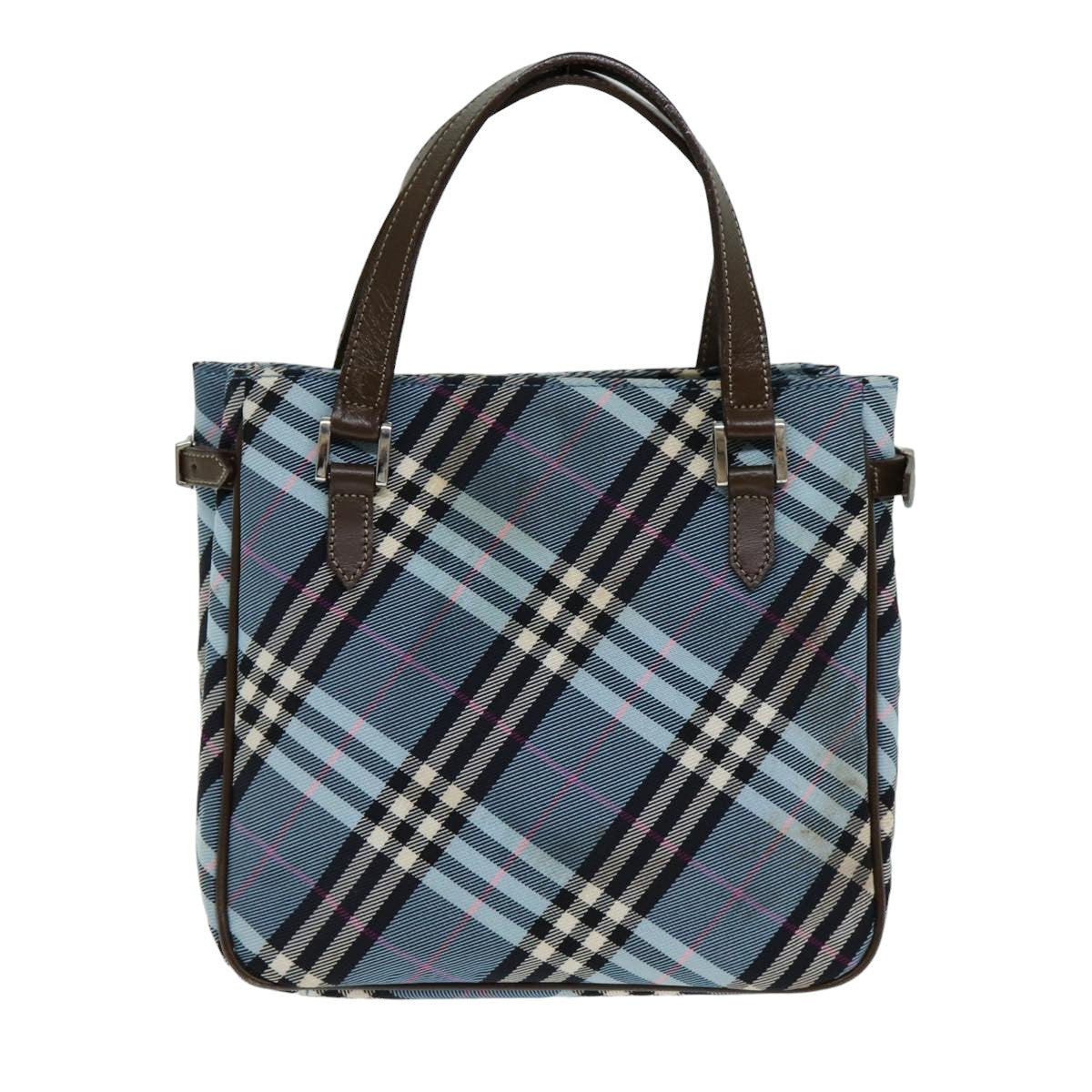 Burberry Nova Label Nylon Brown Handbag Style 4