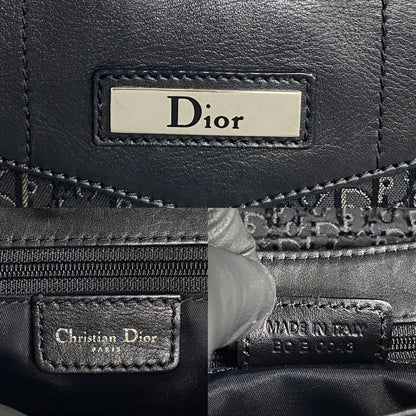 Dior Shoulder Bag Leather, Canvas black Trotter Pattern Street chic Women Rovelle Bags