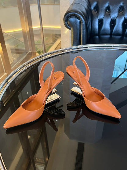 Fendi First Heel Slingbacks