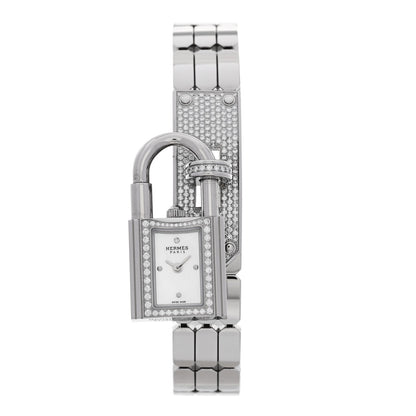 Stainless Steel Diamond Pave 16mm Kelly Quartz Watch
