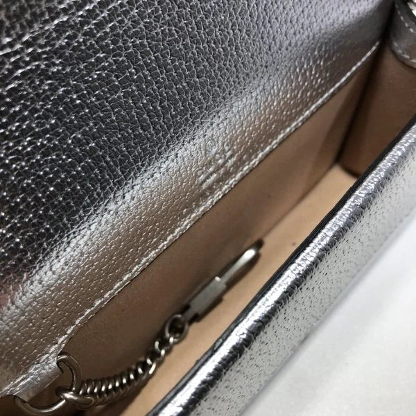 Gucci Dionysus Shiny Leather Shoulder Bag