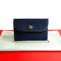 Dior Shoulder Bag Canvas, Leather Navy Trotter Pattern Women Rovelle Bags