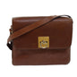 Luxury CELINE Shoulder Bag Leather Brown 79379