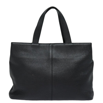Burberry BurberrySs Auth Leather Black Handbag Style 2