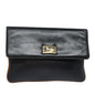 Luxury CELINE Clutch Bag Leather Black 79629