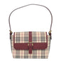 BURBERRY Handbag Canvas, Leather beige One Shoulder Bag Nova Check Women
