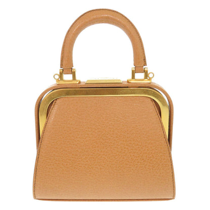 Christian Dior Handbag leather Brown With logo Women Rovelle Bags