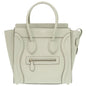 CELINE Handbag leather Light green Luggage micro shopper Women