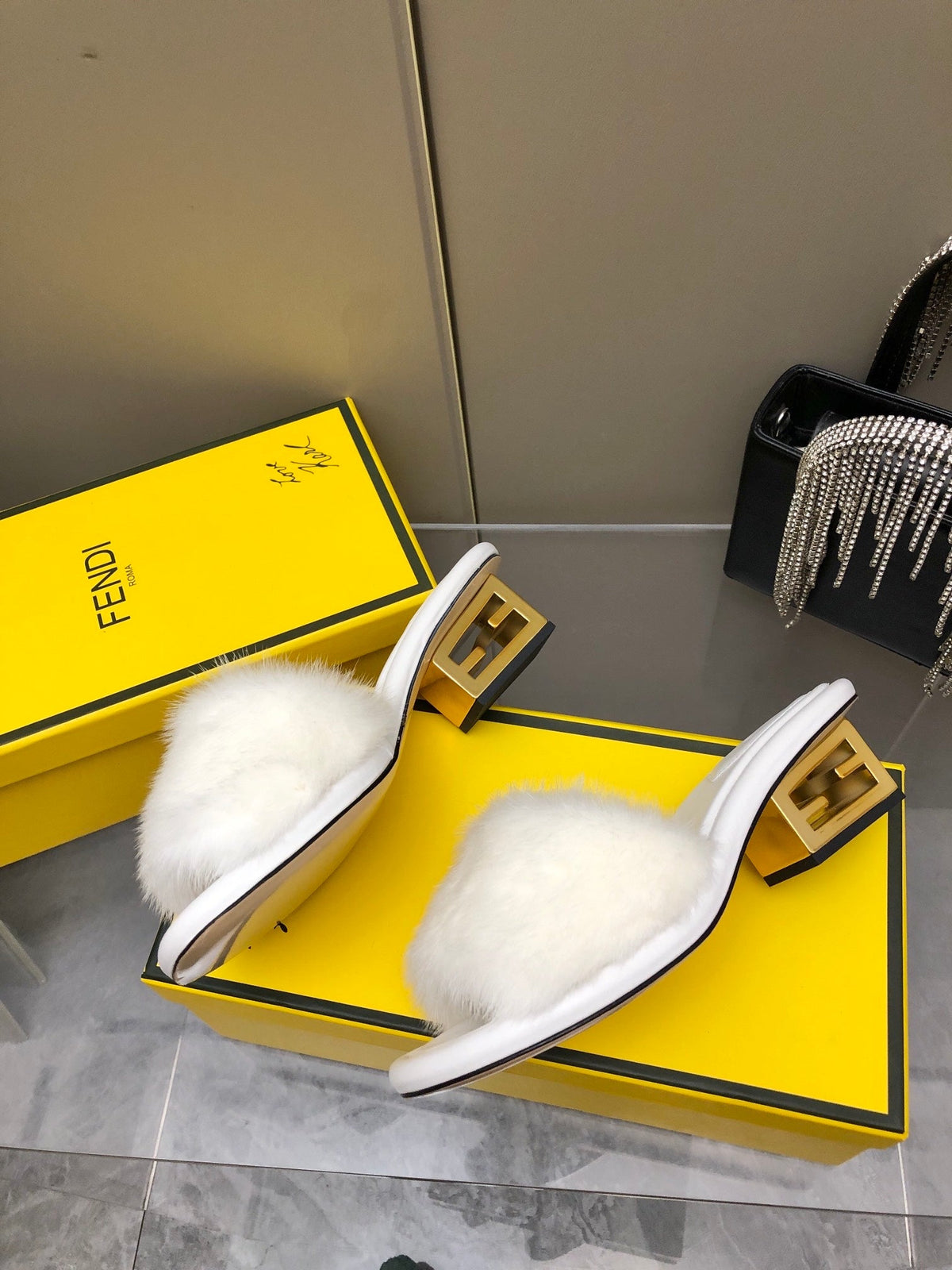 Fendi Baguette Slide