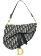 Dior Saddle Canvas Blue Crossbody Canvas Rovelle Bags