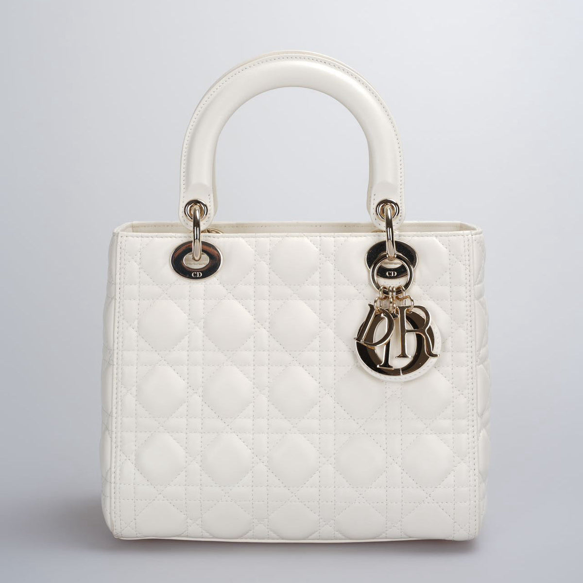 Dior Lady Dior Leather Handbag Style 115 Rovelle Bags
