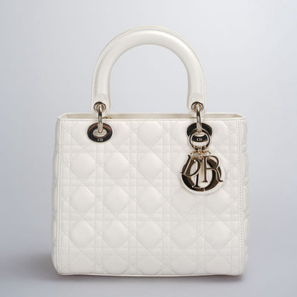 Dior Lady Dior Leather Handbag Style 115 Rovelle Bags