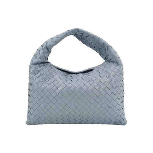 Bottega Veneta Hop Hobo Small Leather Misty Blue
