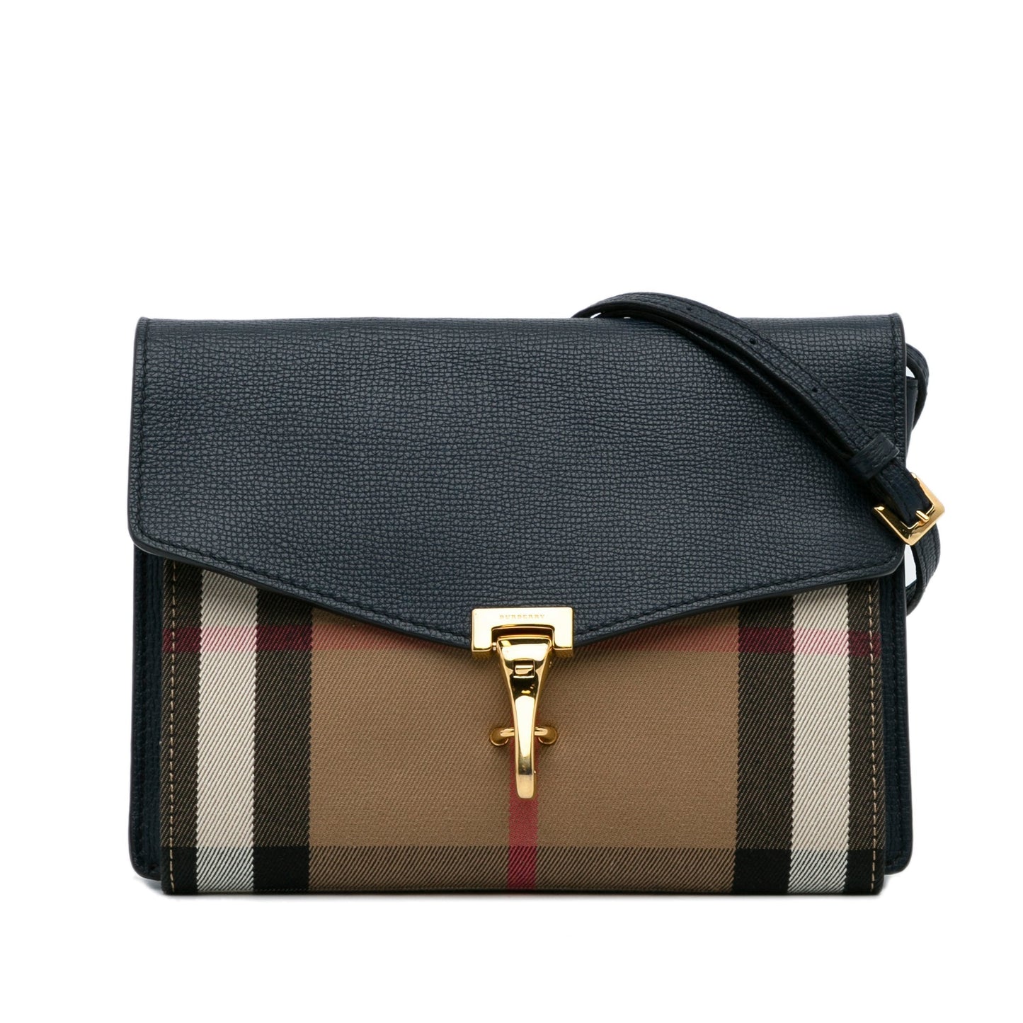 Burberry Derby Macken Leather Crossbody Bag