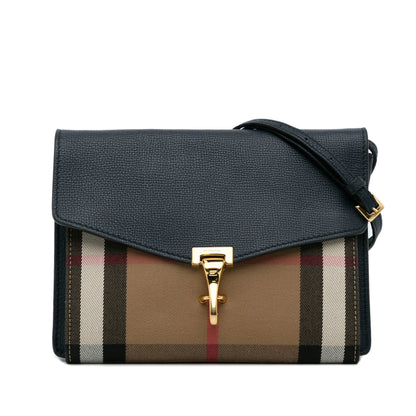 Burberry Derby Macken Leather Crossbody Bag