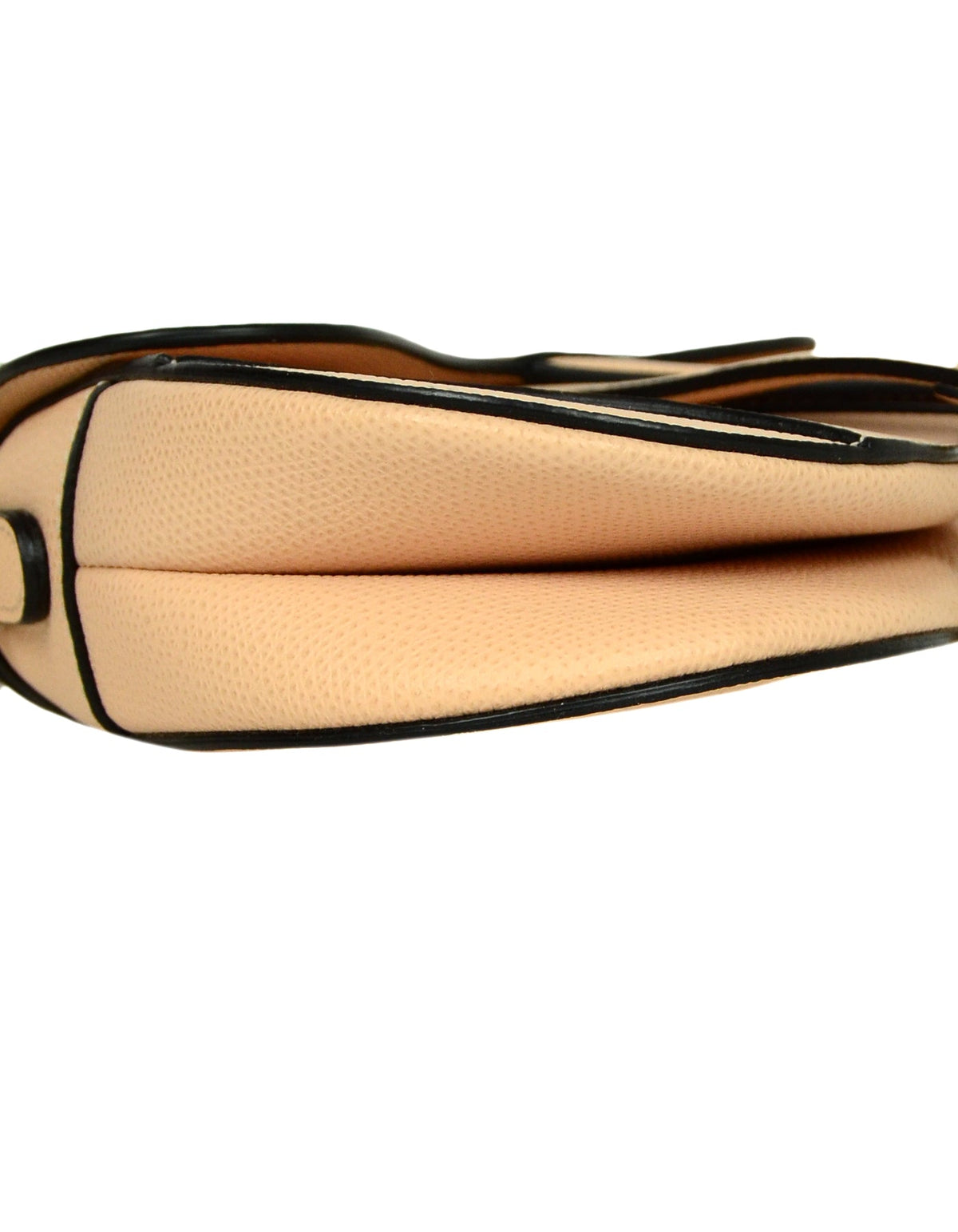 Dior Nude Calfskin Leather Mini Saddle Bag Rovelle Bags