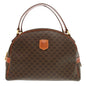 CELINE Handbag PVC, Leather Brown Macadam