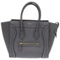 CELINE Handbag S-CU-4107 leather gray Luggage micro shopper