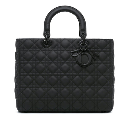 Dior Lady Dior Quilted Leather Handbag Rovelle Bags